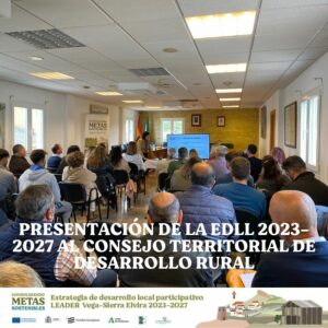 Presentación de la EDLL al Consejo Territorial de Desarrollo Rural